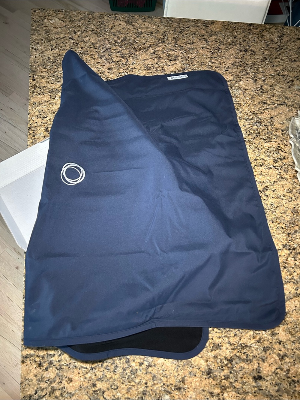 Bugaboo Classic Navy Blue Stroller Throw - Picture 7 of 9